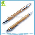 High quality promotional Eco friendly bamboo ball pen and stylus pen set